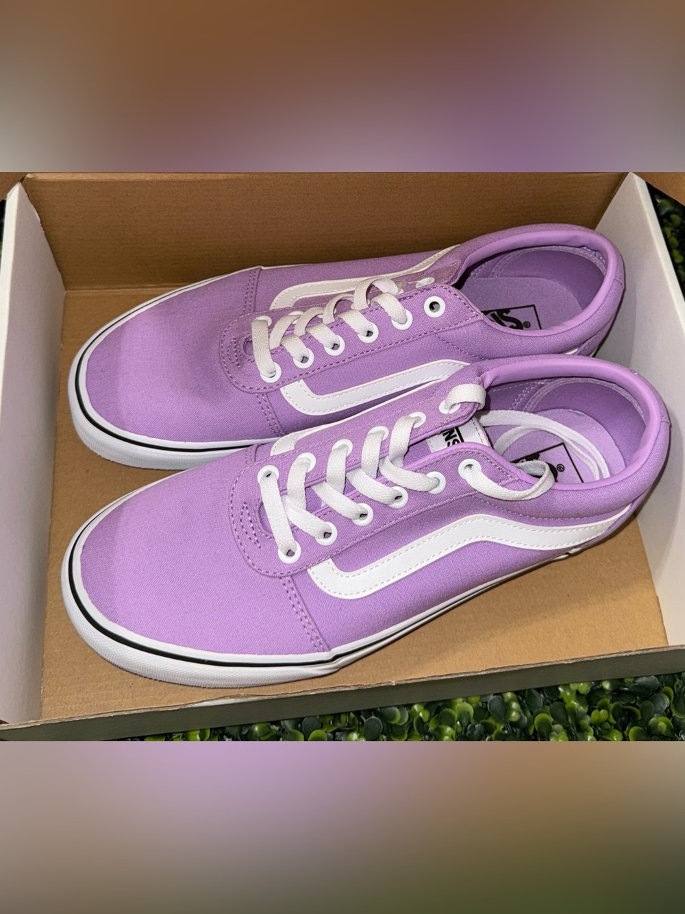 Vans Lavender Canvas Old Skool Sneakers Woman’s 11 New without box - Picture 2 of 5